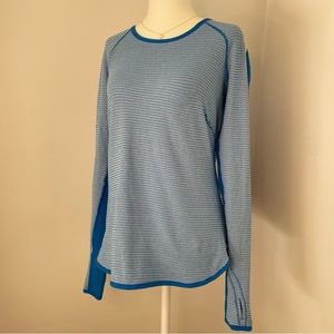 Lululemon Reversible Runder Under Long Sleeve Reversible Running Shirt Tee M